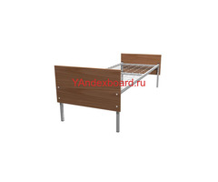 Металлические кровати с ДСП спинками оптом